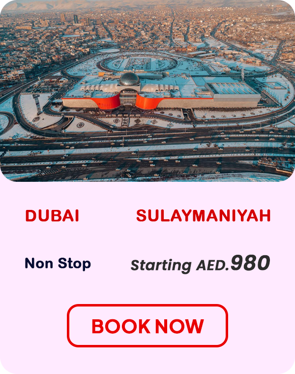 Dubai to sulaymaniyah